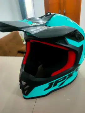 Jual helm anak merk JPX warna biru telor asiiiiin