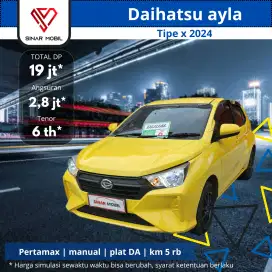 Daihatsu ayla 2024 tipe x manual