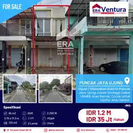 Dijual Ruko Di Puncak Jaya Ujung, Dekat UNMER