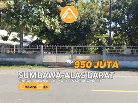 Jual Kos dan Bangunan Sarang Walet Pinggir Jalan Alas Barat Sumabawa