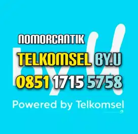 (bisa COD) Nomor Cantik Kartu TELKOMSEL by.U byU HOKI MAJU MAPAN 5758