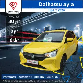 Daihatsu ayla 2024 tipe x automatic