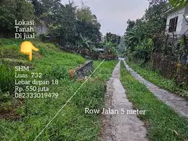 Tanah pekarangan dekat bundaran pacet