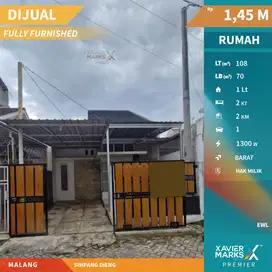 Dijual Rumah Minimalis di Simpang Dieng Malang Furnished Full