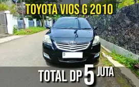 Toyota Vios G 2010 Mulus! Bisa Kredit TDP=5juta