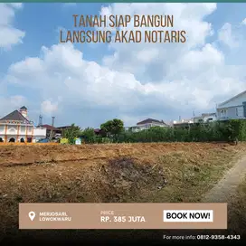 Tanah Merjosari Siap Balik Nama Kota Malang Cocok Untuk Investasi