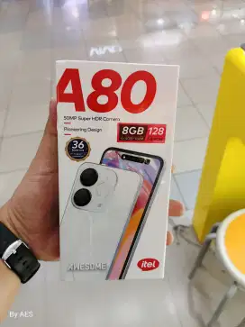 NEW! ITEL A80 8GB*/128GB, GARANSI RESMI 12 BULAN