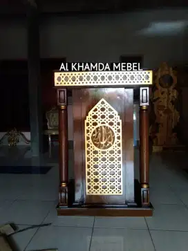 Mimbar ceramah masjid mushola
