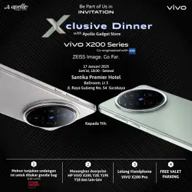 Pre-Order Vivo X200 Series Free 2x Angsuran