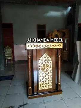 Terima pesanan Mimbar masjid mushola khutbah