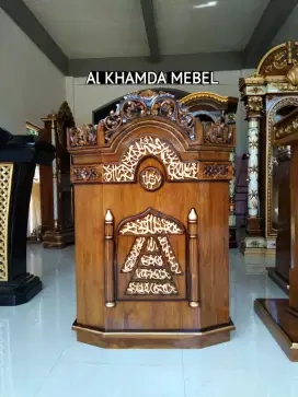 Terima pesanan Mimbar masjid mushola free ongkir area jawa #03