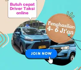 Butuh cepat Driver Taksi Online