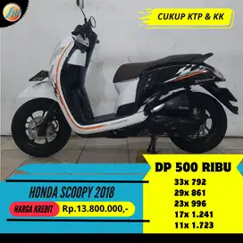 JUAL CEPAT HONDA SCOOPY 2018 CASH KREDIT BERGARANSI PAJAK ON