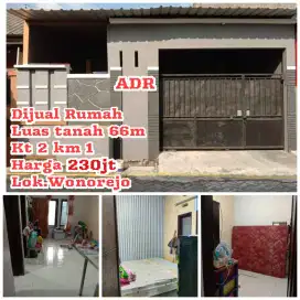 Dijual Rumah Wonorejo
