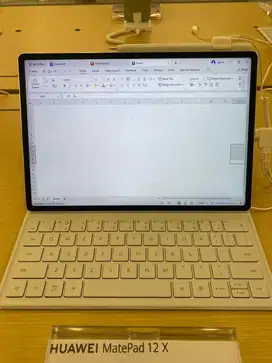 Matepad 12X garansi resmi 1 tahun, sudah free keyboard,mouse dan M-pen