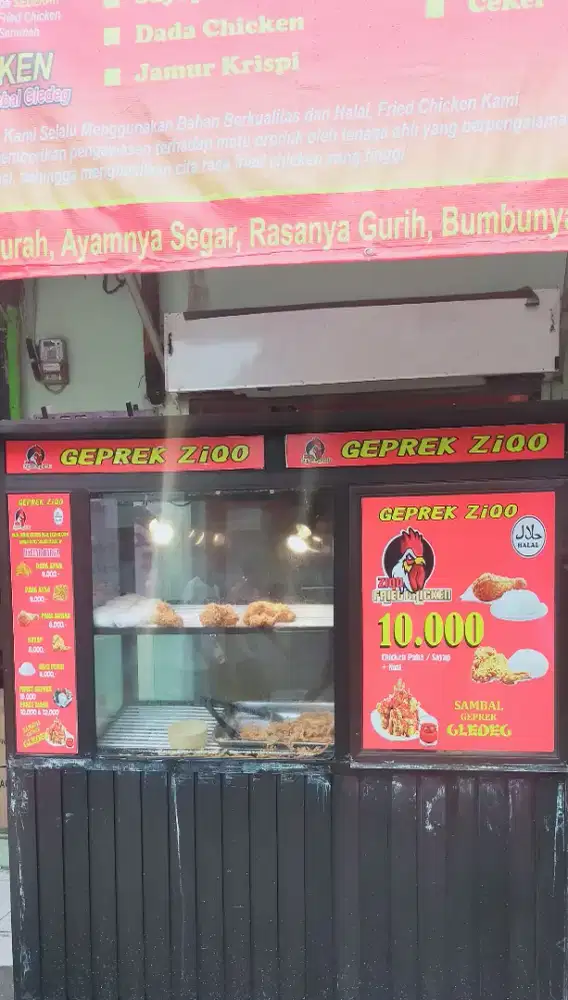 Jual ayam geprek