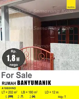 DIJUAL RUMAH DI BANYUMANIK A1860