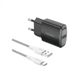 Vivan Power Oval 3C 3A 18W With Type-C Cable