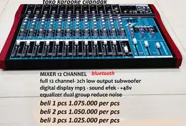 MIXER 12 CHANNEL full 12 channel