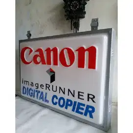 Vintage Iklan acrylic 3 dimensi Neon box CANON