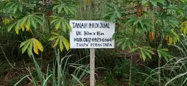 Dijual Tanah Bersih luas 450m² pinggir jalan