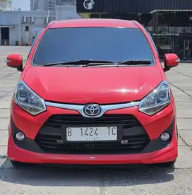 Toyota agya 2018 trd A/T tipe tertinggi km 27 ribu record pjk panjang