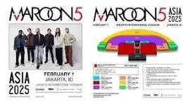 Tiket Konser Maroon 5 (1 Februari 2025)