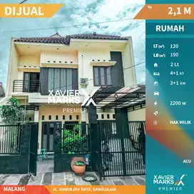 Termurah Dijual Rumah 2 Lantai di Sawojajar Malang Hunian Nyaman