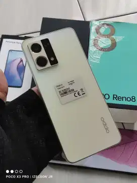 Oppo Reno 8 4G 8/256 Fullset Original
Kondisi 95% Mulus, No Minus