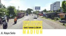 DIJUAL Tnh+Bangunan, Jl Raya propinsi, Jiwan MADIUN Propective