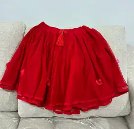 (KIDS) Rok Anak Cute Red Size L LP 28-38cm #CITT564 #lovecitta