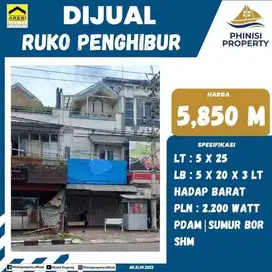 DIJUAL Ruko Siap Usaha dekat Pantai Losari di Jalan Penghibur