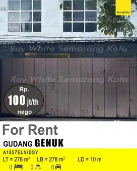 DISEWAKAN GUDANG DI GENUK A1857