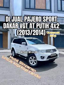 DI JUAL PAJERO SPORT DAKAR VGT AT PUTIH  4x2 (2013/2014)