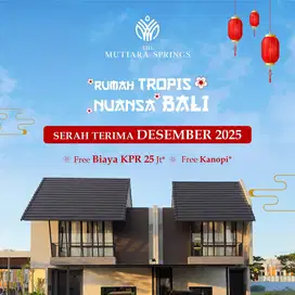 dijual cepat rumah konsep Alam bernuansa bali di daya makassar