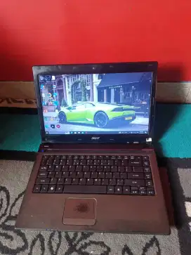 Laptop acer aspire 4750 normal siap pakai