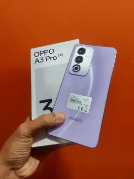 OpenBox OPPO A3 PRO 5G Ram8/256GB Gatansi 1th Fullset ORI LIKE NEW.