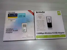 Jual Sepaket 150Mbp Wireless Mini N USB Adapter Tenda dan TP-Link Gan