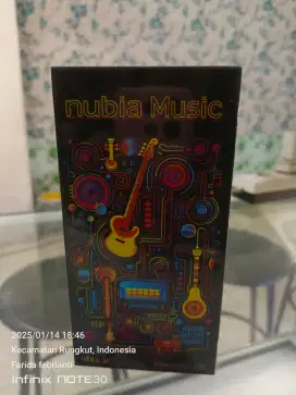 Nubia music 4+4/128gb baru garansi resmi bisa TT Kredit