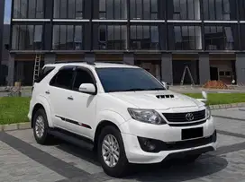 FORTUNER 2.5 VNT TRD SPORTIVO 2013 PUTIH. KM PENDEK RECORD. PJK PNJANG