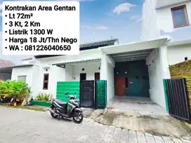 Kontrakan Area Gentar Ada 3 Kamar, Dekat Laweyan, Purwosari, Solo Baru