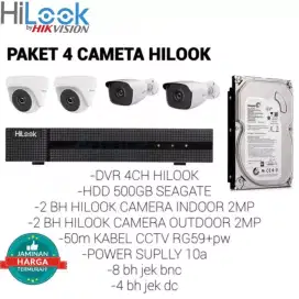 paket cctv hilook 2mp