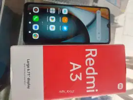 Redmi A3 ram 4/128 fulset mulus