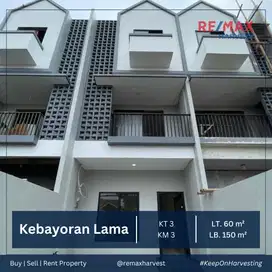 DIJUAL BRAND NEW HOUSE LOKASI STRATEGIS ROW 2 MOBIL KEBAYORAN LAMA