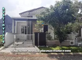 Rumah Minimalis Lingkungan Nyaman di Austinville Dieng Malang