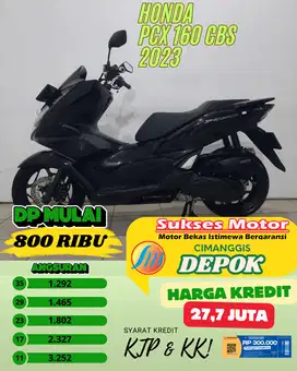 HONDA PCX 160 CBS TAHUN 2023 JUAL CEPAT CASH FREE ONKIR JABODETABEK