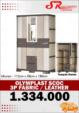 Lemari Plastik Bestplast Olymplast Murah Area Jogja (ars)