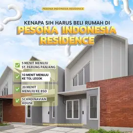 RUMAH CLUSTER 4 MENIT AKSES KRL HANYA BOOKING 1 JUTA ALL IN