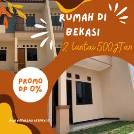 RUMAH 2 LANTAI 5 MENIT KE STASIUN TAMBUN BEKASI TIMUR UNIT READY