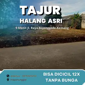 3,4 KM dari Jl. Raya Bojonggede-Kemang (BOMANG), Kavling SHM Bogor